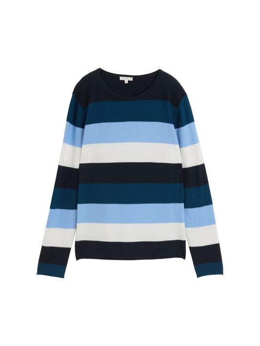 Strickpullover mit Rundhalsausschnitt