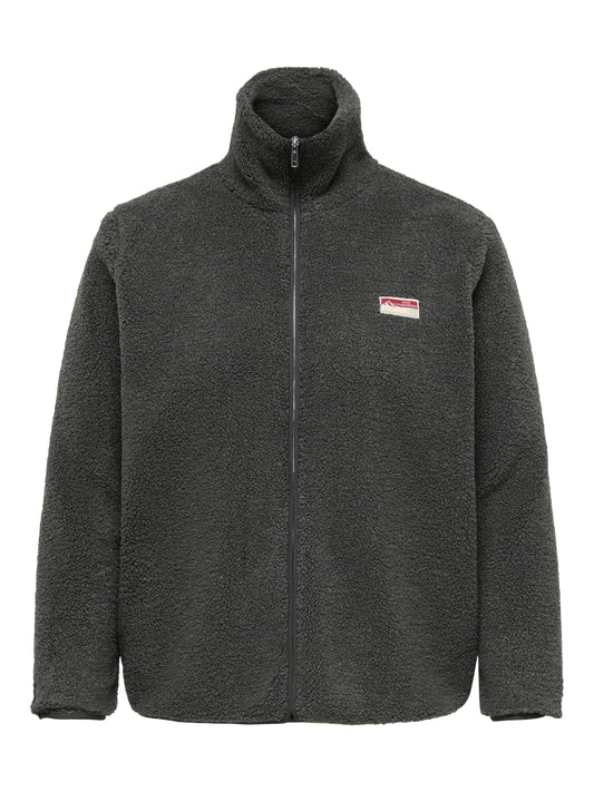 CARHOLLY TEDDY L/S ZIP SWT JRS