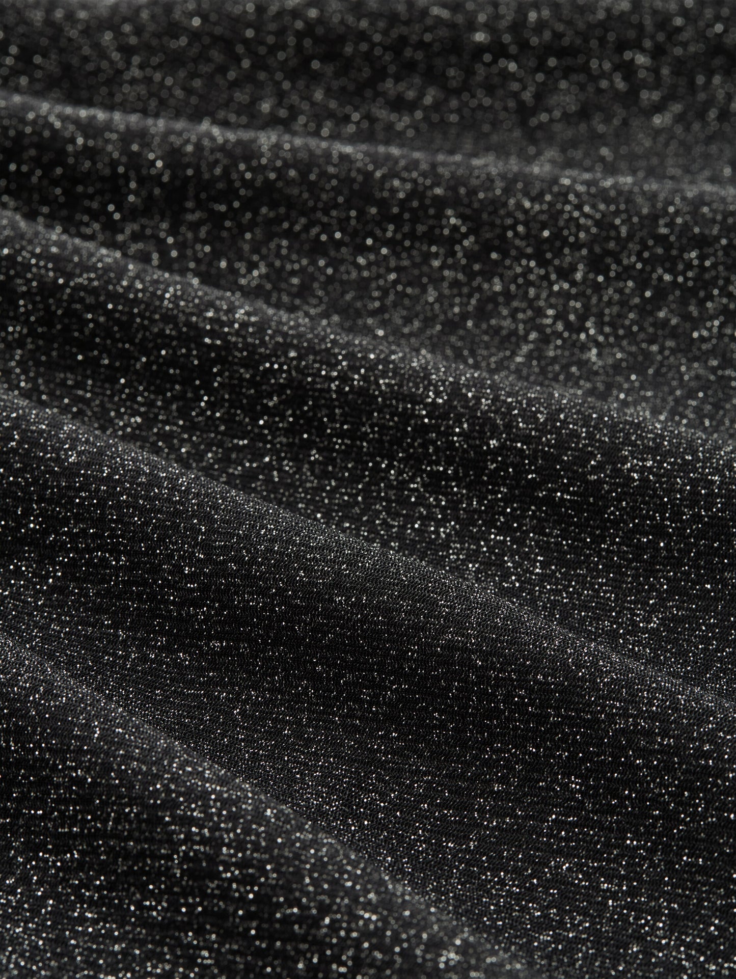 Mesh Langarmshirt mit Glitzer-Effekt