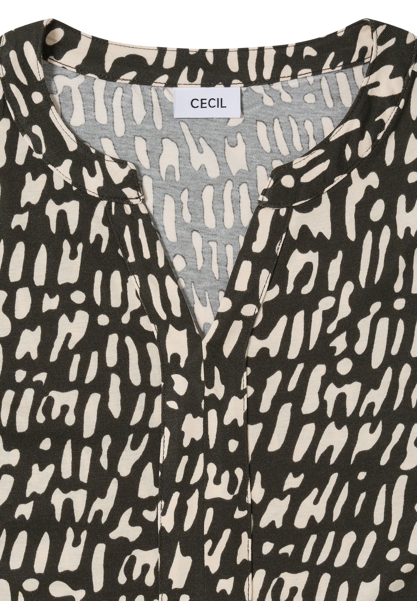 Print-Shirt im Tunika-Look