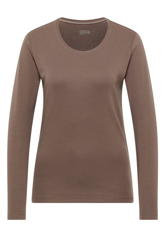 Basic Langarmshirt