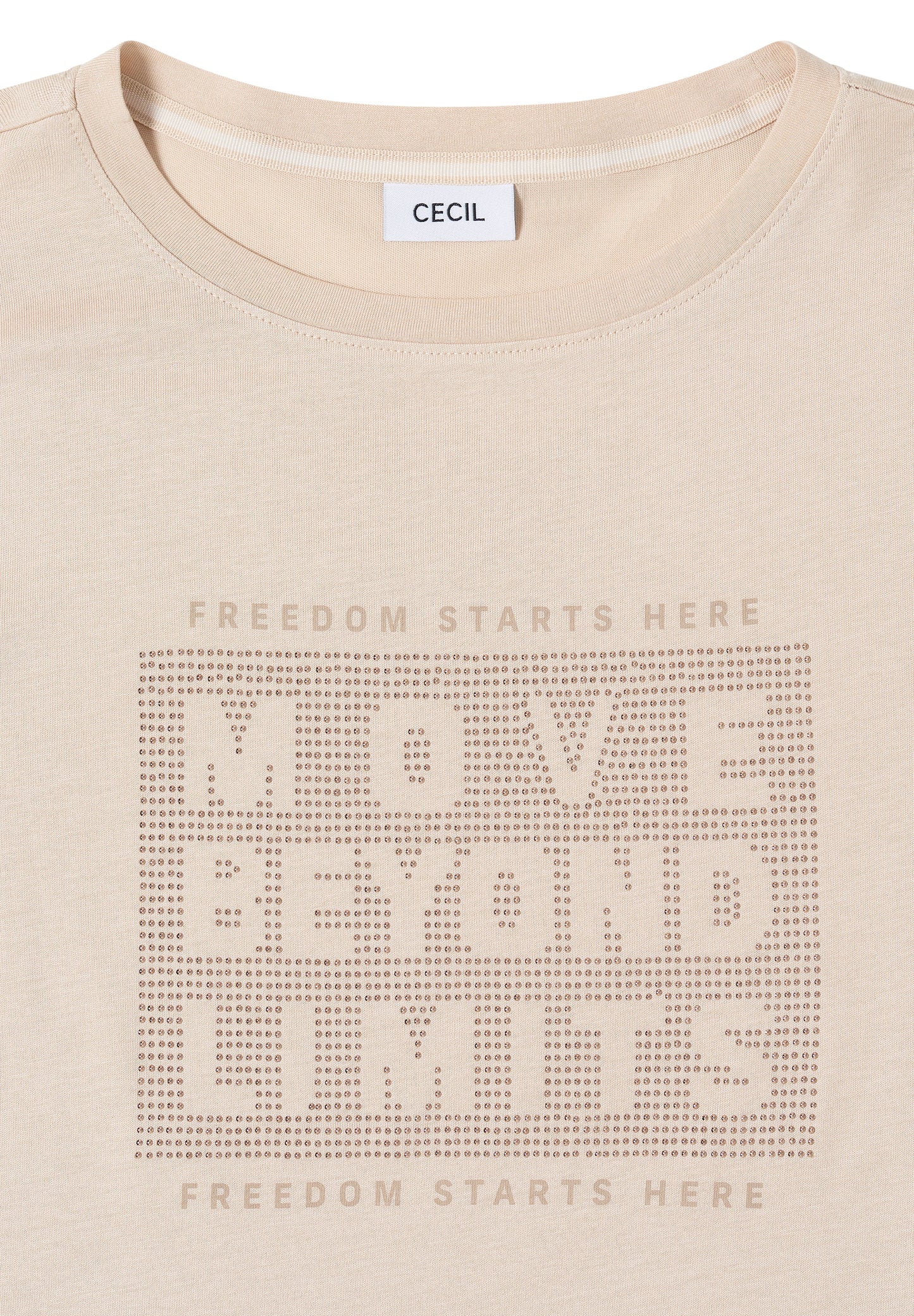 Shirt mit Schmucksteinen