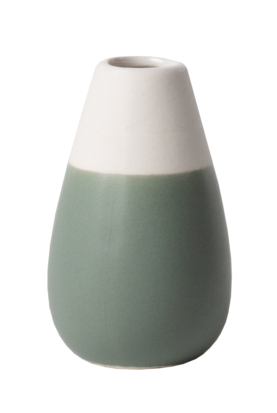LIVING Mini Pastellvasen 4er Set grün dia 4cm Höhe 4,5-8cm,