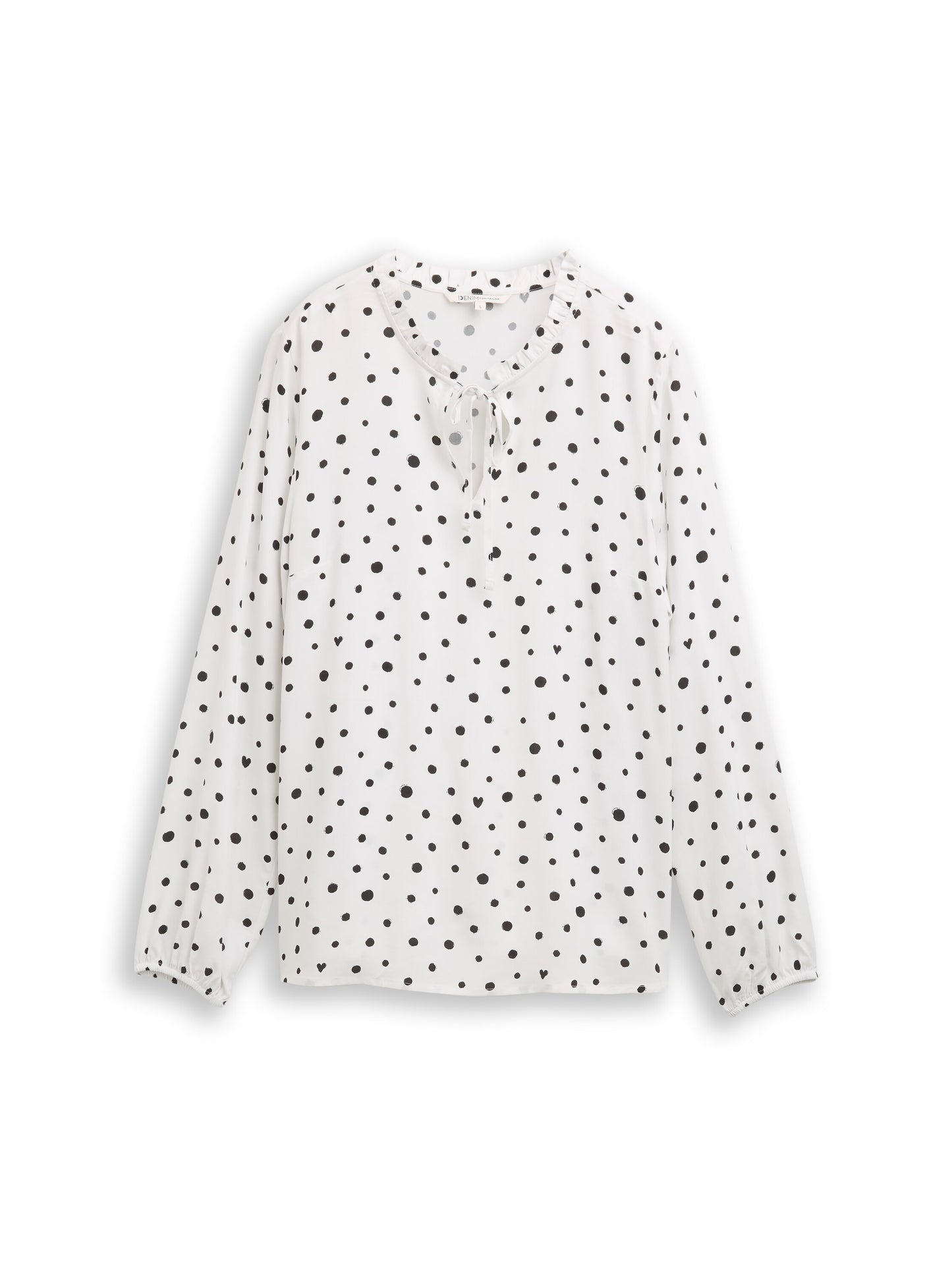 Bluse mit Punktmuster
