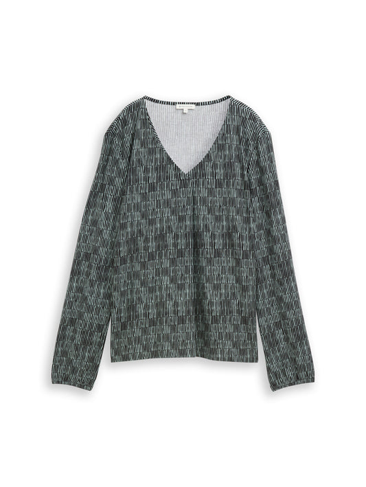 Langarmshirt mit Muster