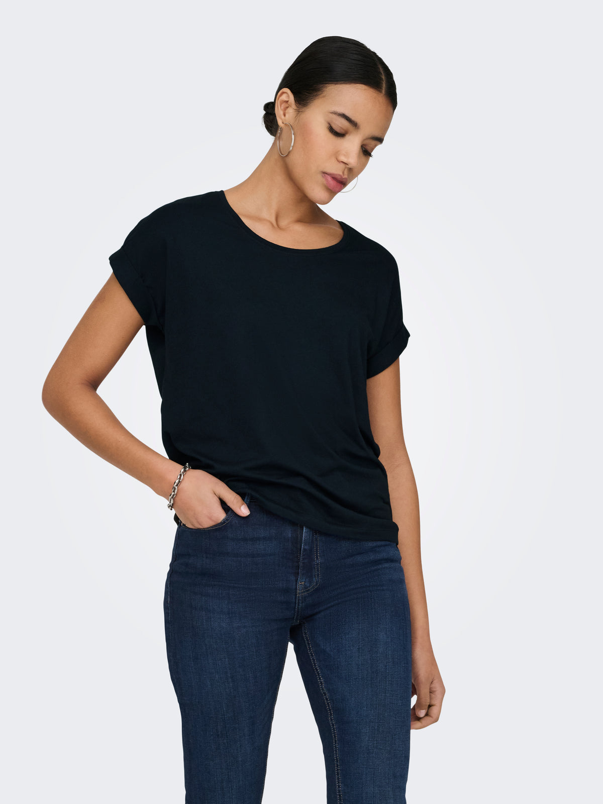 ONLMOSTER S/S O-NECK TOP NOOS JRS