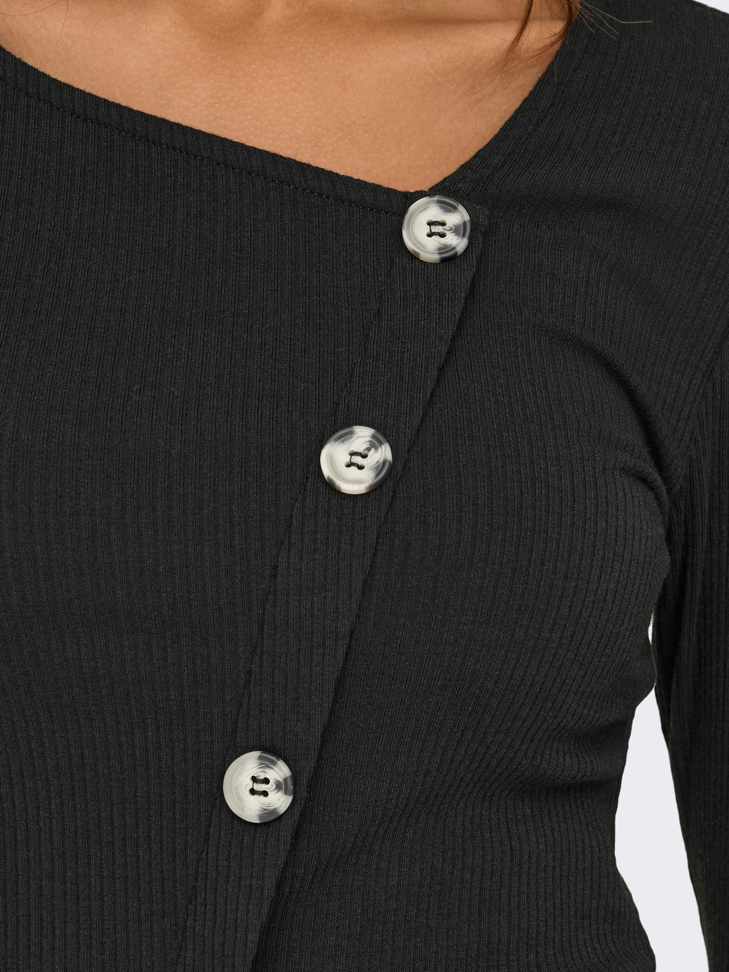 JDYFREYA L/S BUTTON TOP JRS NOOS