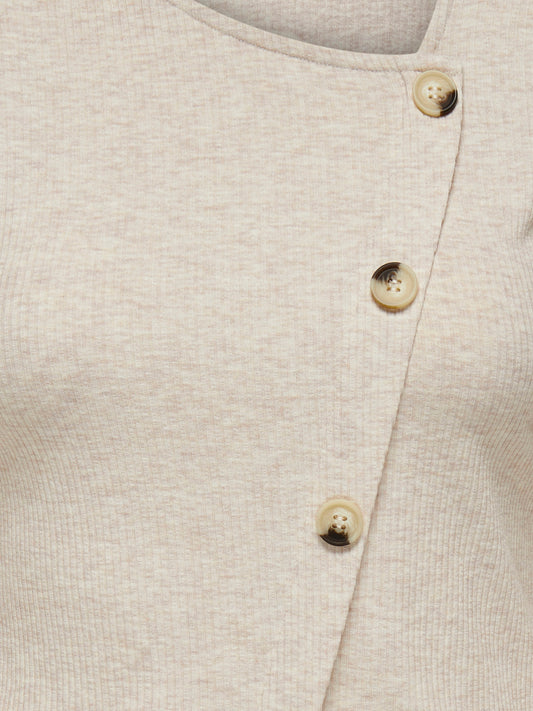 JDYFREYA L/S BUTTON TOP JRS NOOS