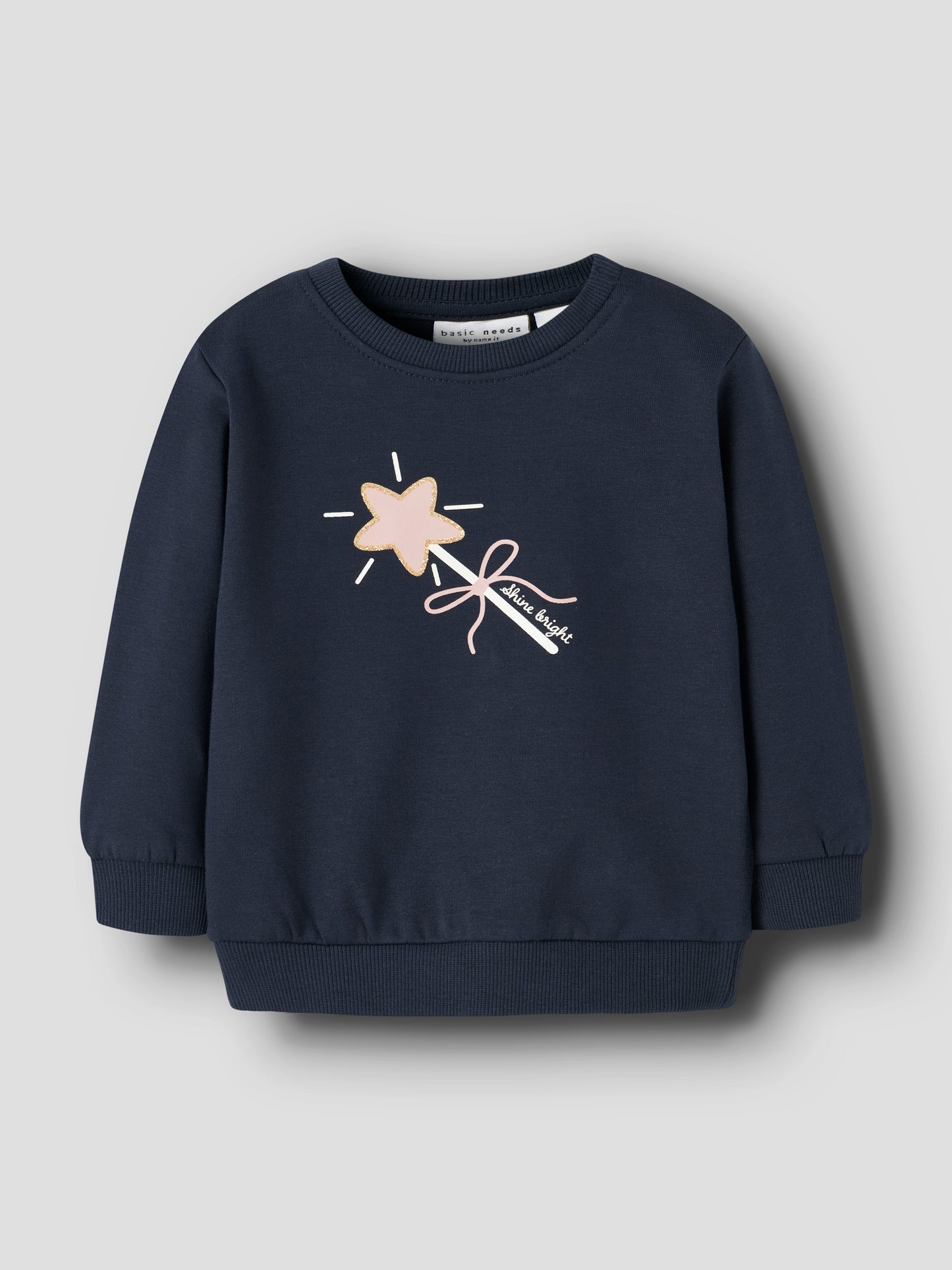 NBFVRILLIE LS SWEAT BOX BRU