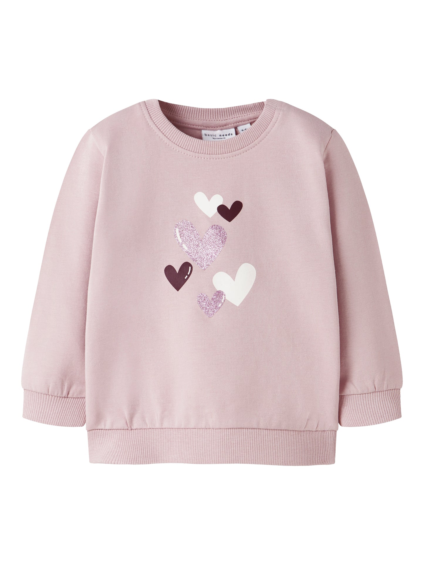 NBFVRILLIE LS SWEAT BOX BRU