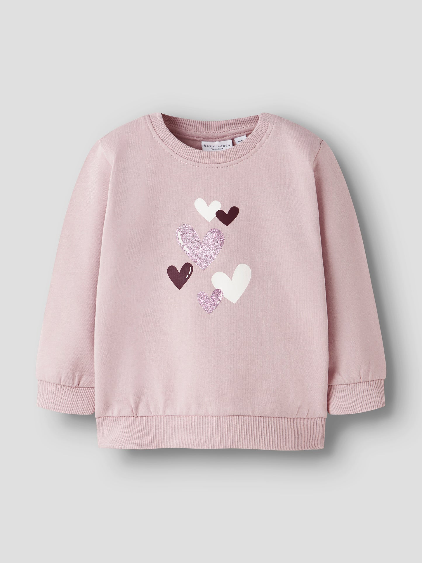 NBFVRILLIE LS SWEAT BOX BRU