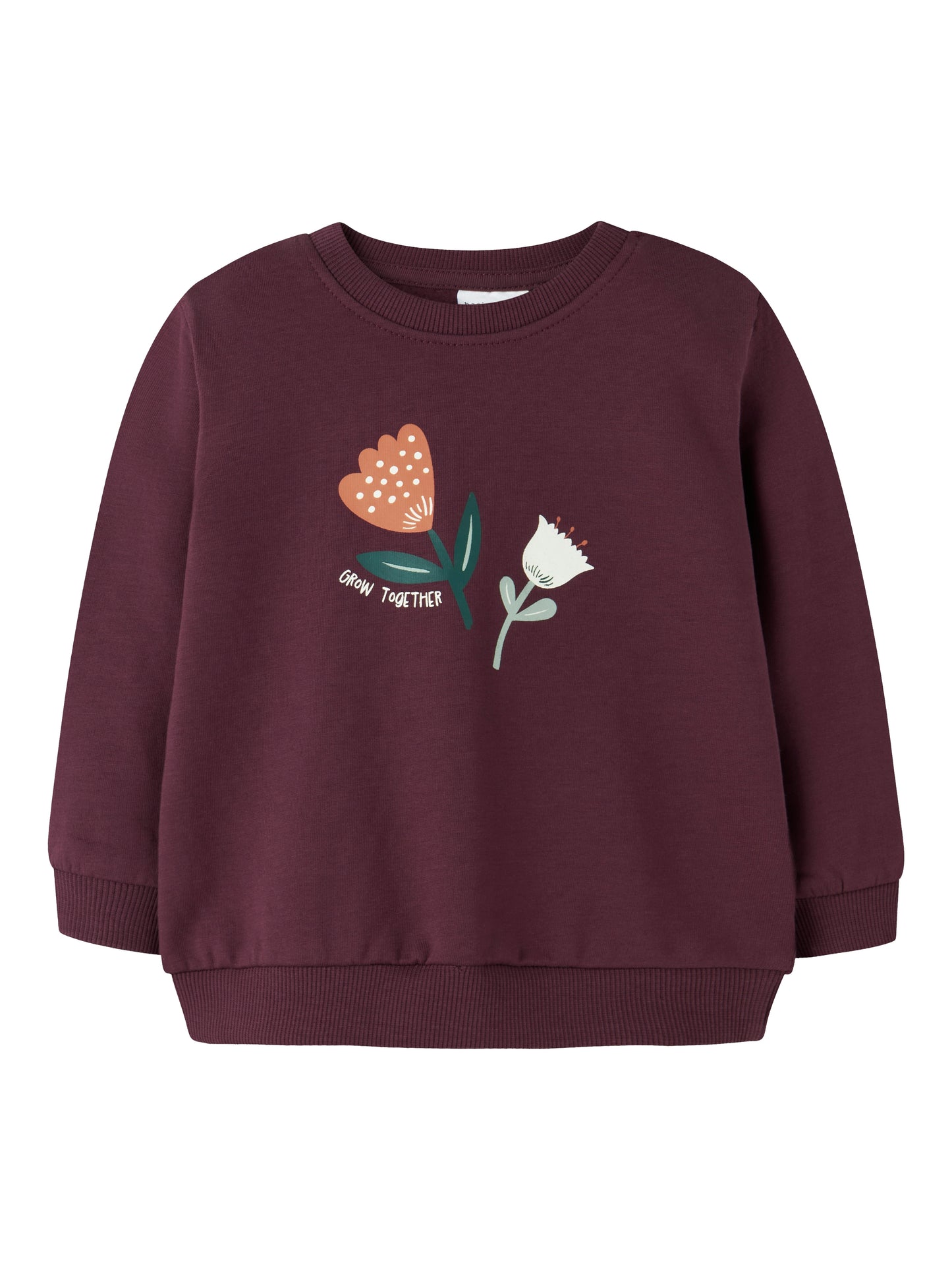 NBFVRILLIE LS SWEAT BOX BRU
