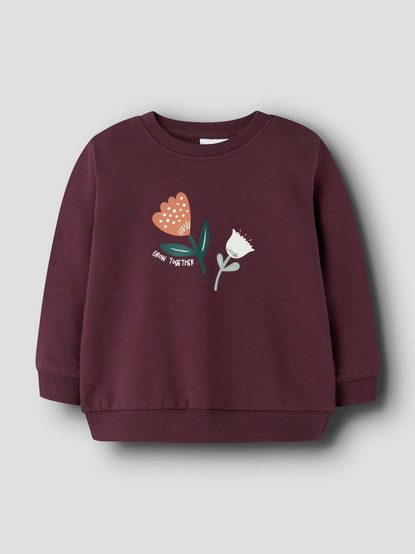NBFVRILLIE LS SWEAT BOX BRU