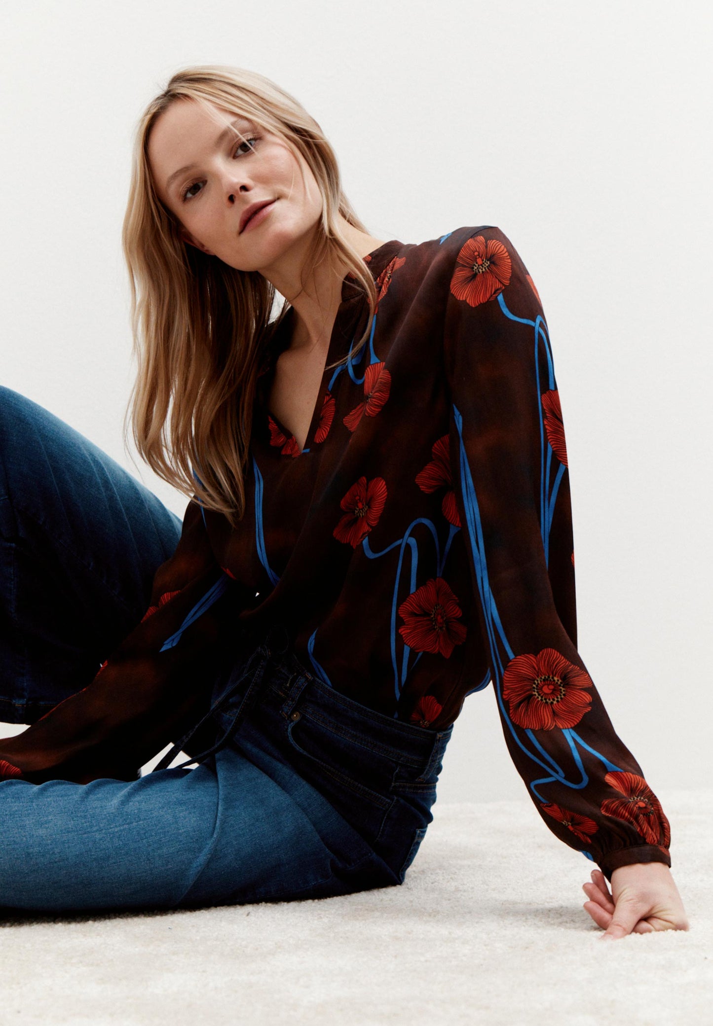 Printbluse