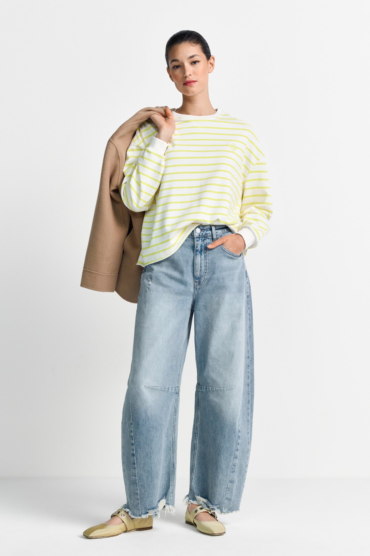 O Striped Sweatshirt