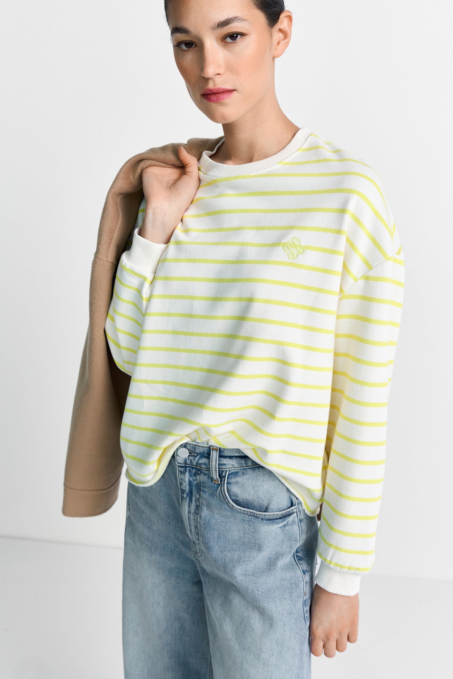 O Striped Sweatshirt