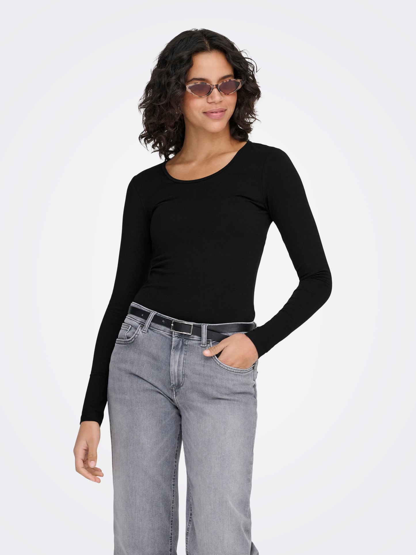 ONLLIVE LOVE L/S ONECK TOP NOOS JRS