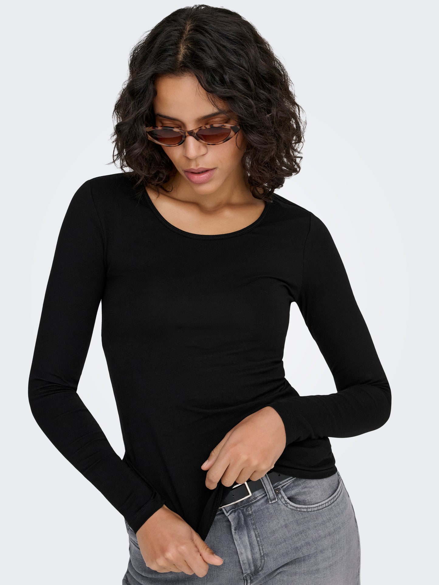 ONLLIVE LOVE L/S ONECK TOP NOOS JRS