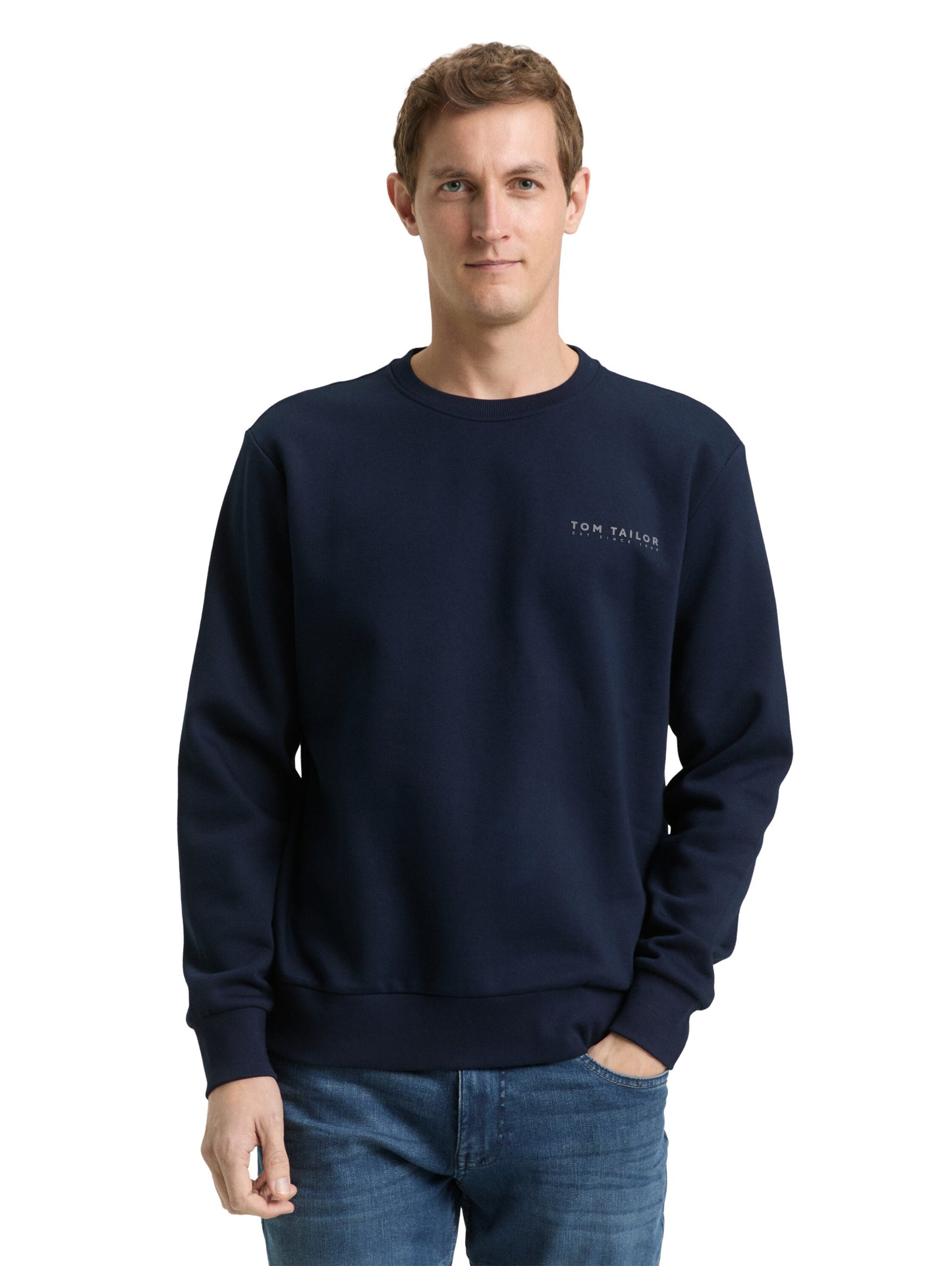 Sweatshirt mit Rundhalsausschnitt