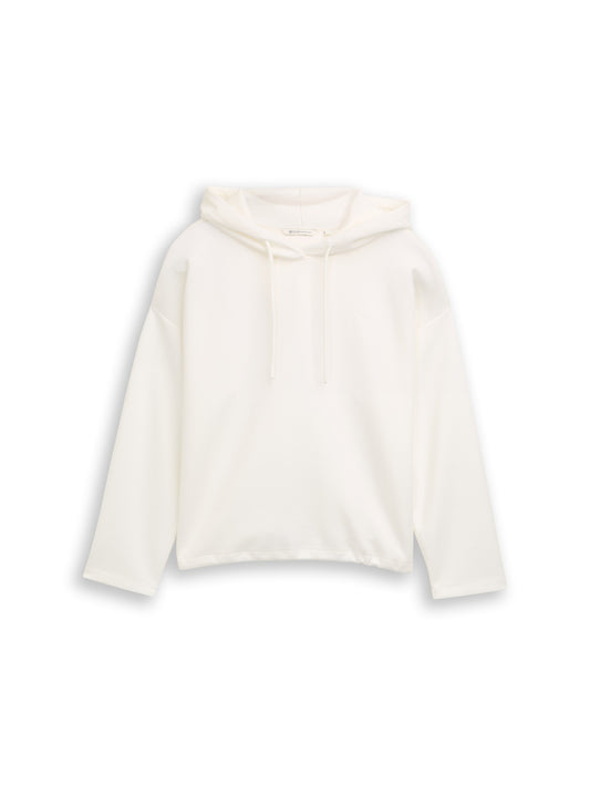 Loose Fit Scuba Hoodie Sweatshirt