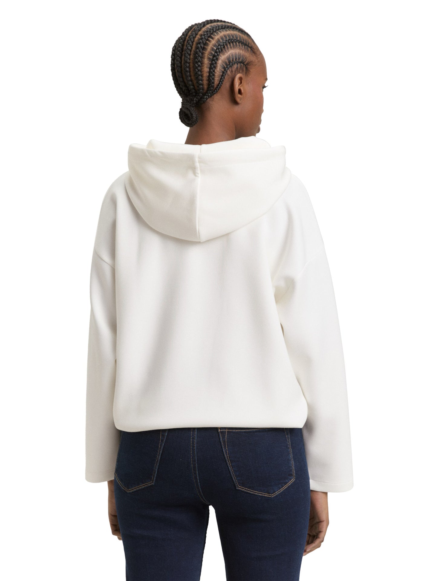 Loose Fit Scuba Hoodie Sweatshirt