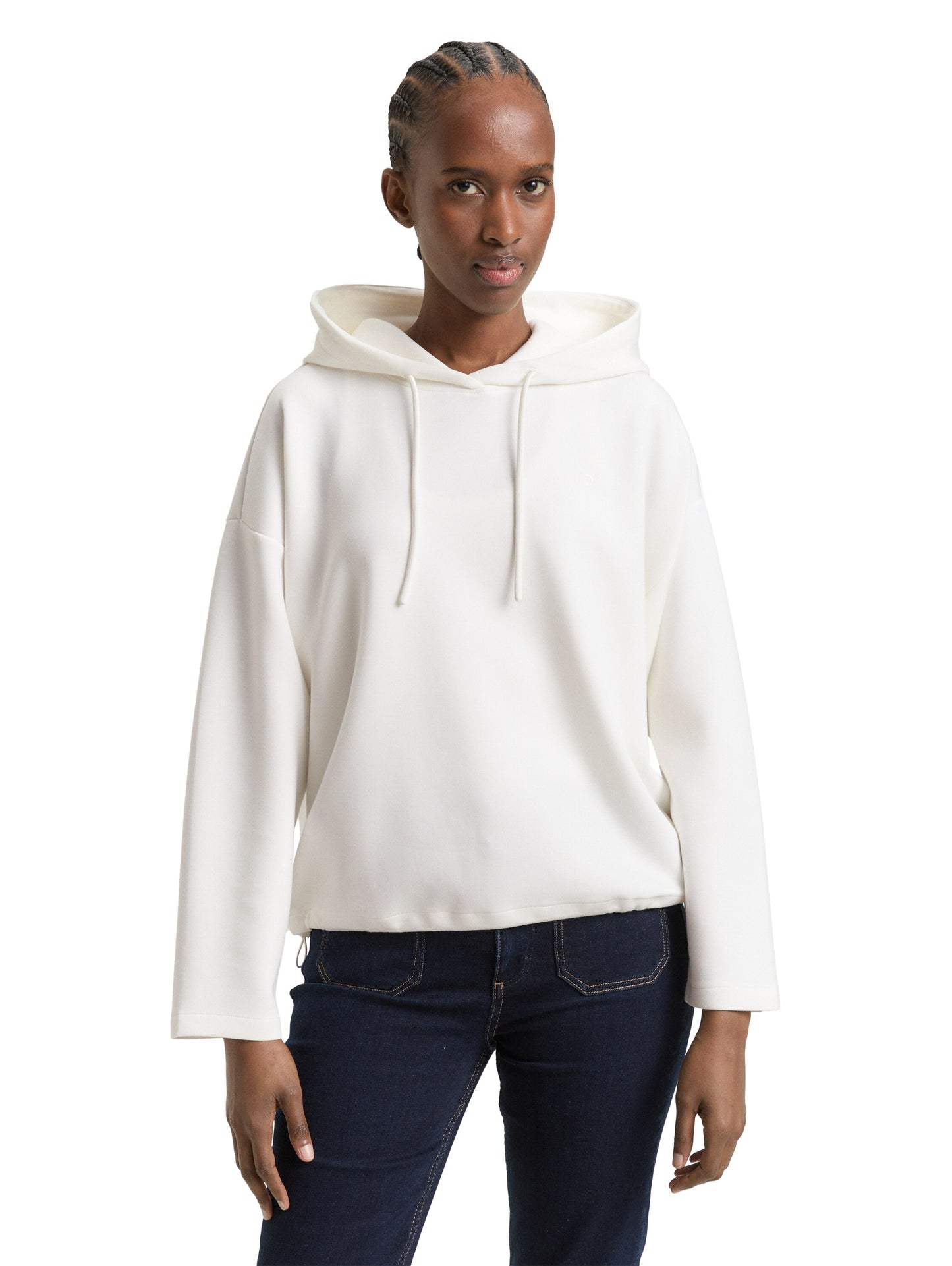Loose Fit Scuba Hoodie Sweatshirt