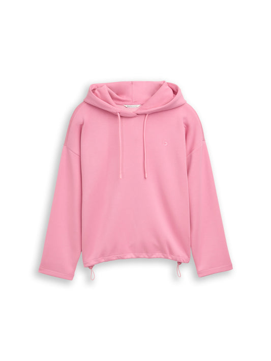 Loose Fit Scuba Hoodie Sweatshirt