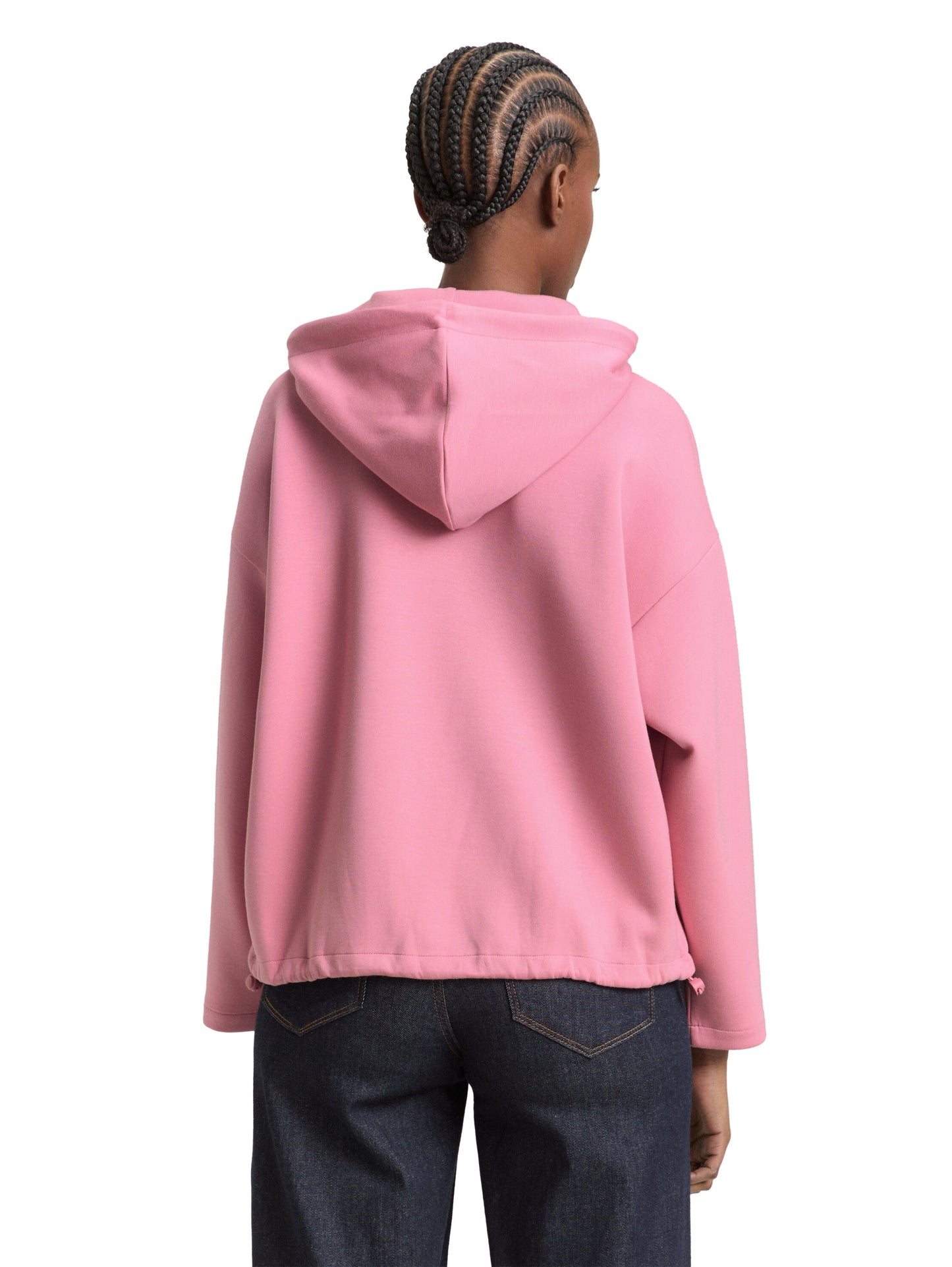 Loose Fit Scuba Hoodie Sweatshirt