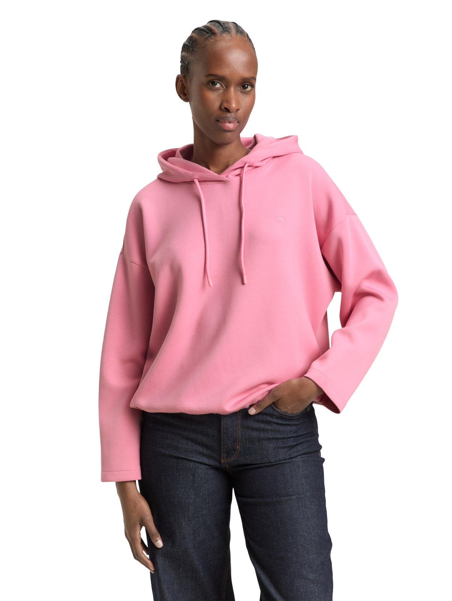 Loose Fit Scuba Hoodie Sweatshirt