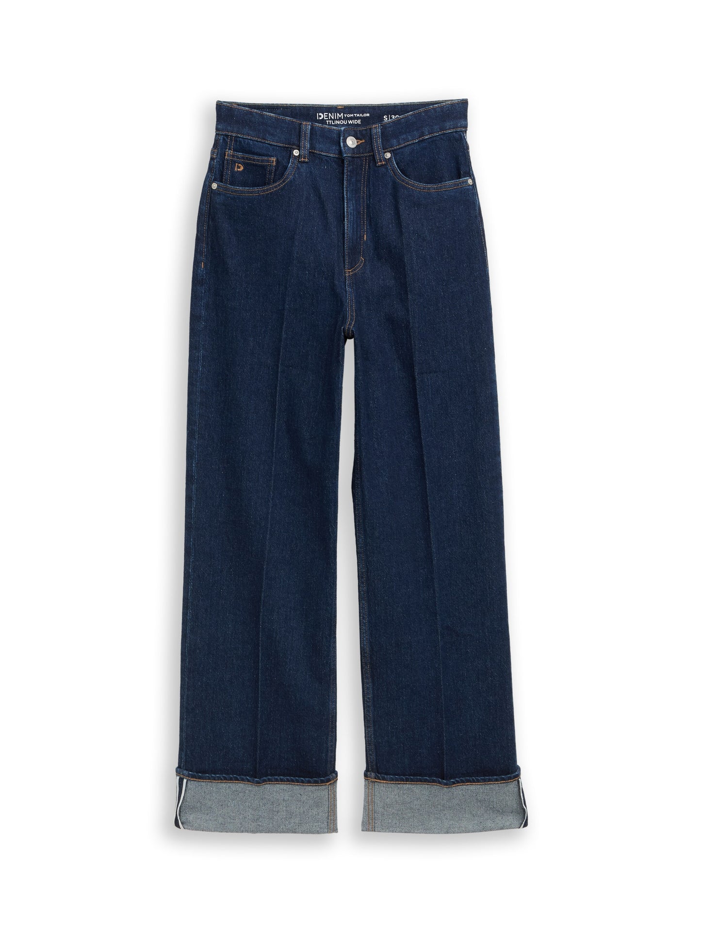 TTLINOU WIDE High Waist Jeans mit Turn-Up