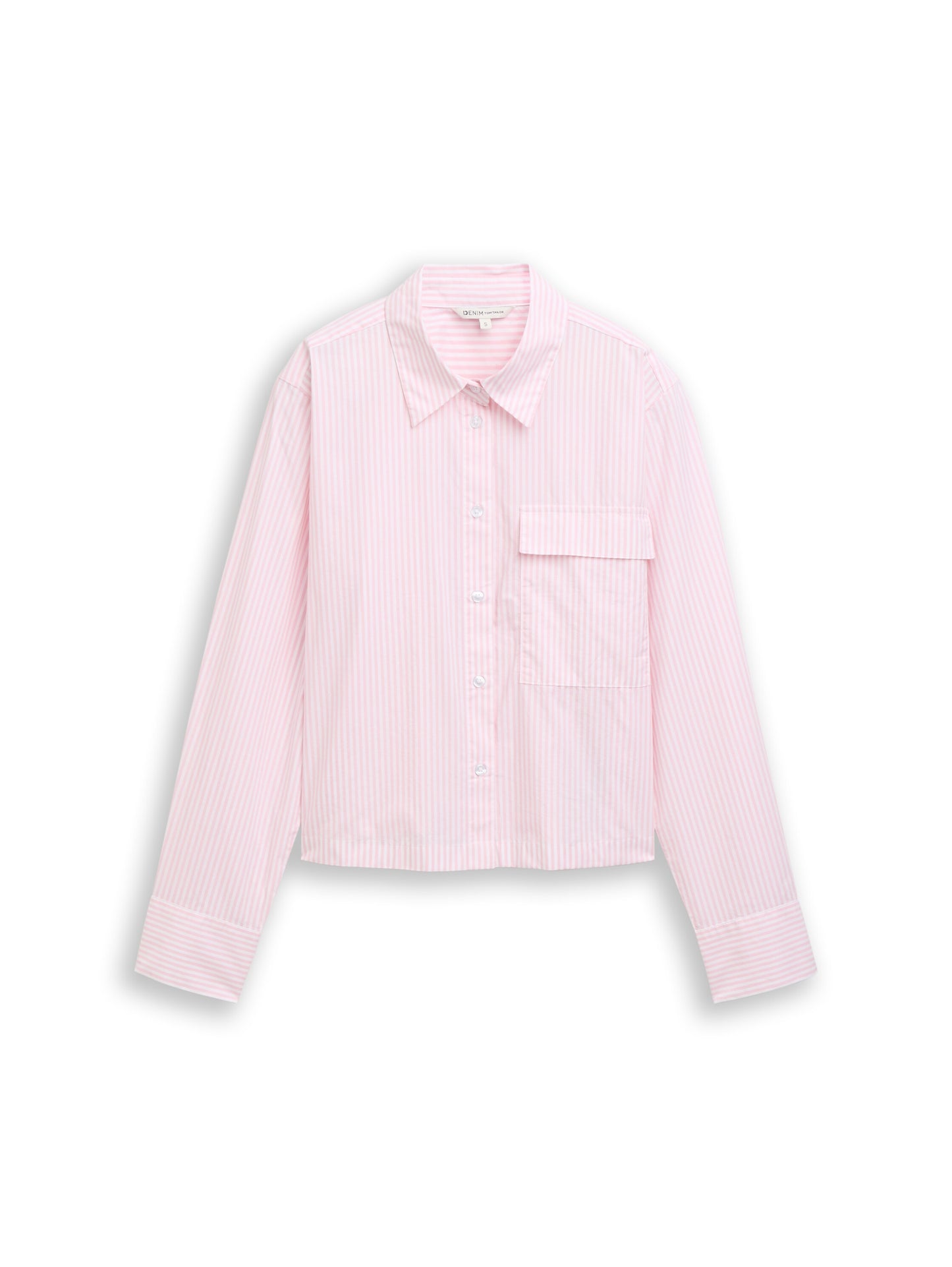 Boxy Fit Hemdbluse aus Baumwolle