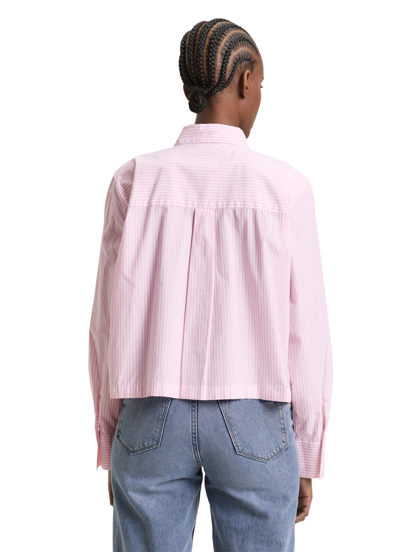 Boxy Fit Hemdbluse aus Baumwolle