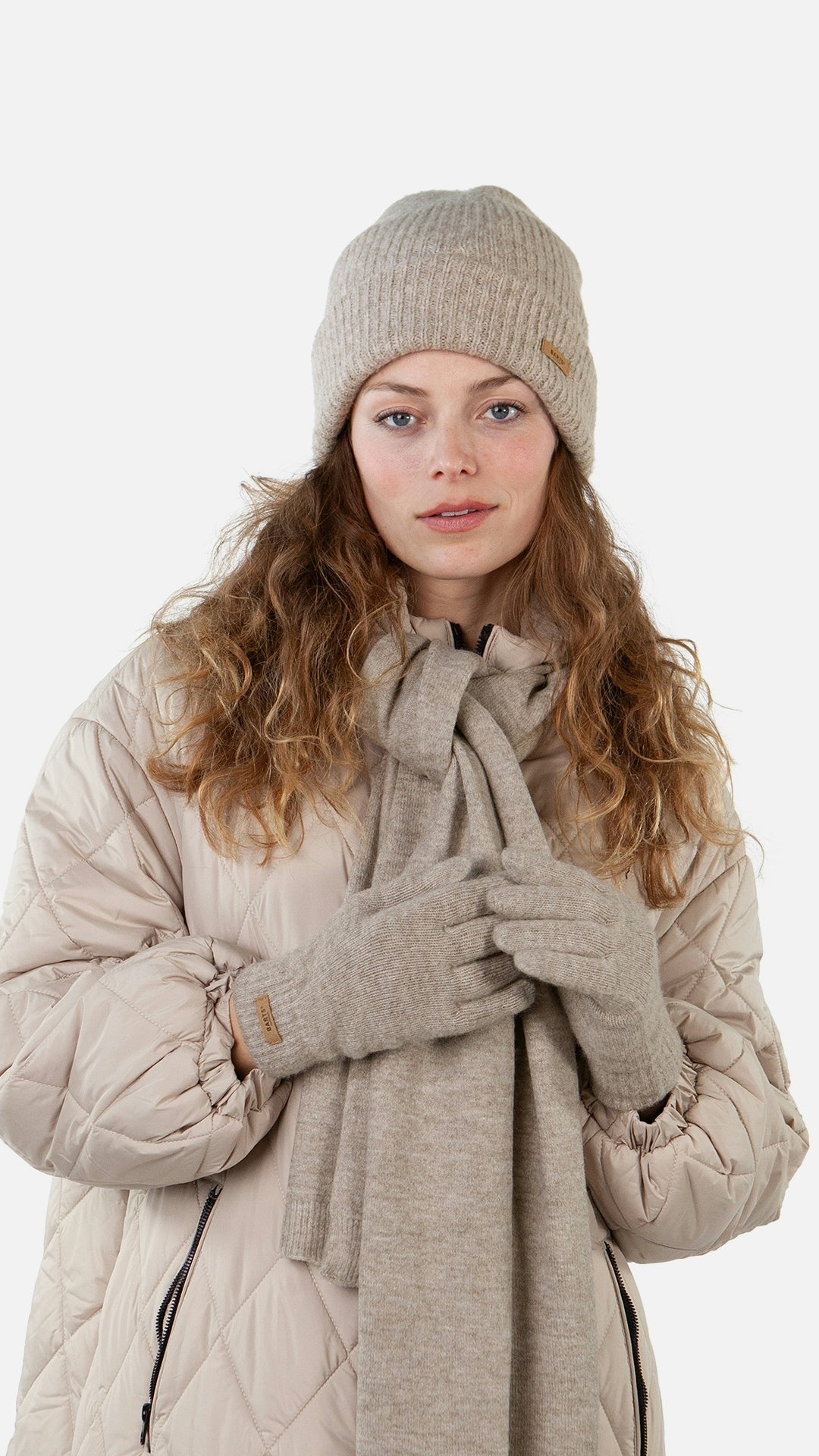 Witzia Gloves, light brown