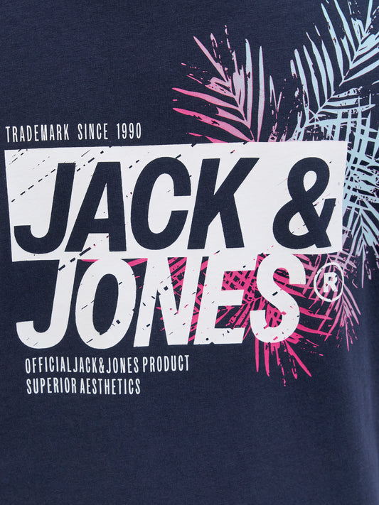 JJJAXON TEE SS CREW NECK LN