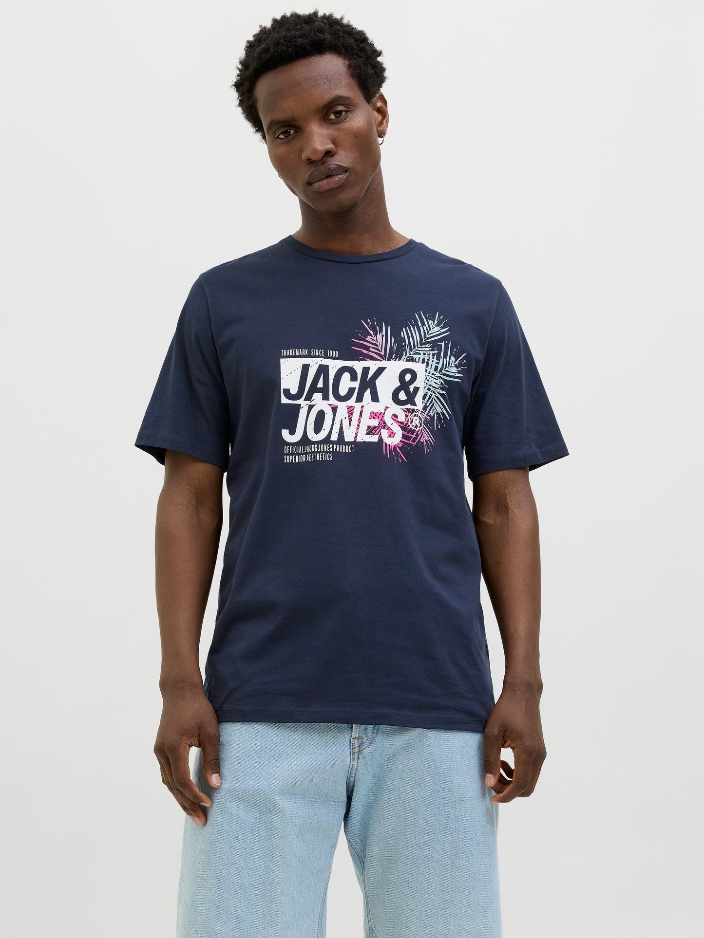JJJAXON TEE SS CREW NECK LN