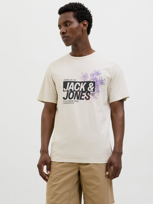 JJJAXON TEE SS CREW NECK LN