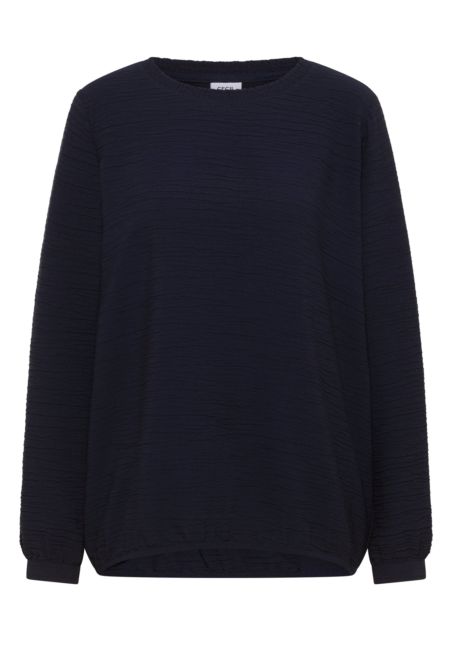 Bluse mit Smock-Ausschnitt