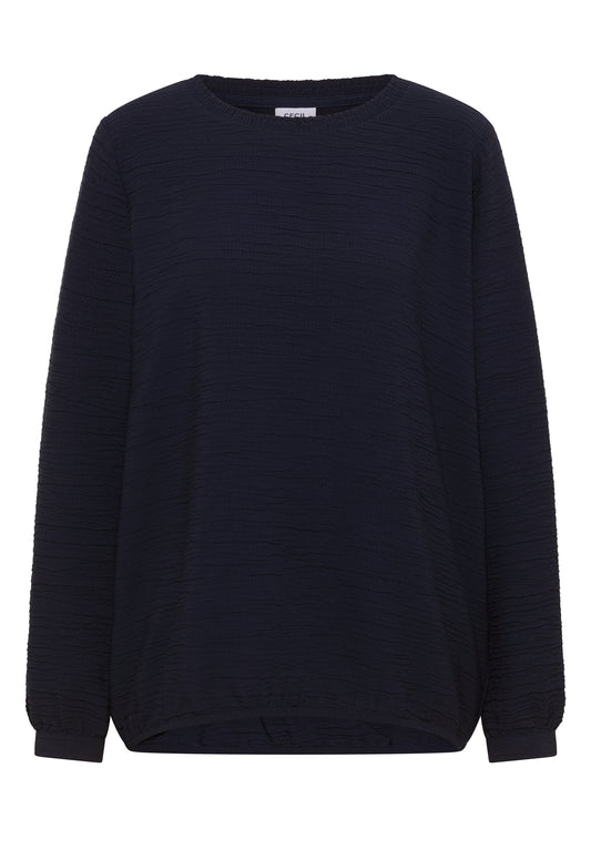 Bluse mit Smock-Ausschnitt