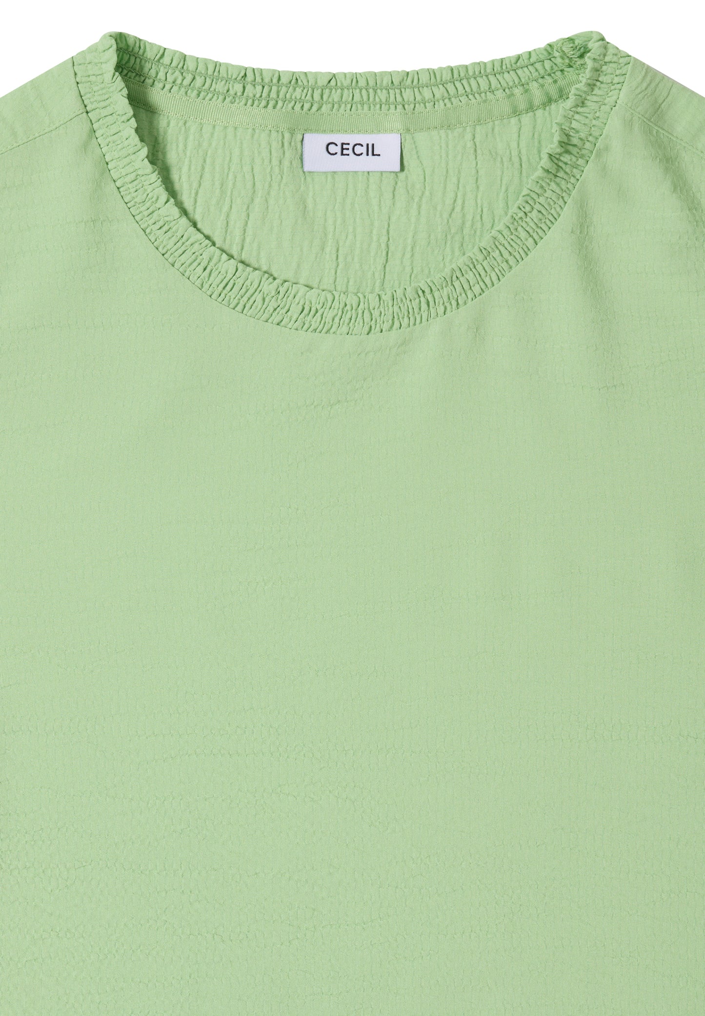 Bluse mit Smock-Ausschnitt