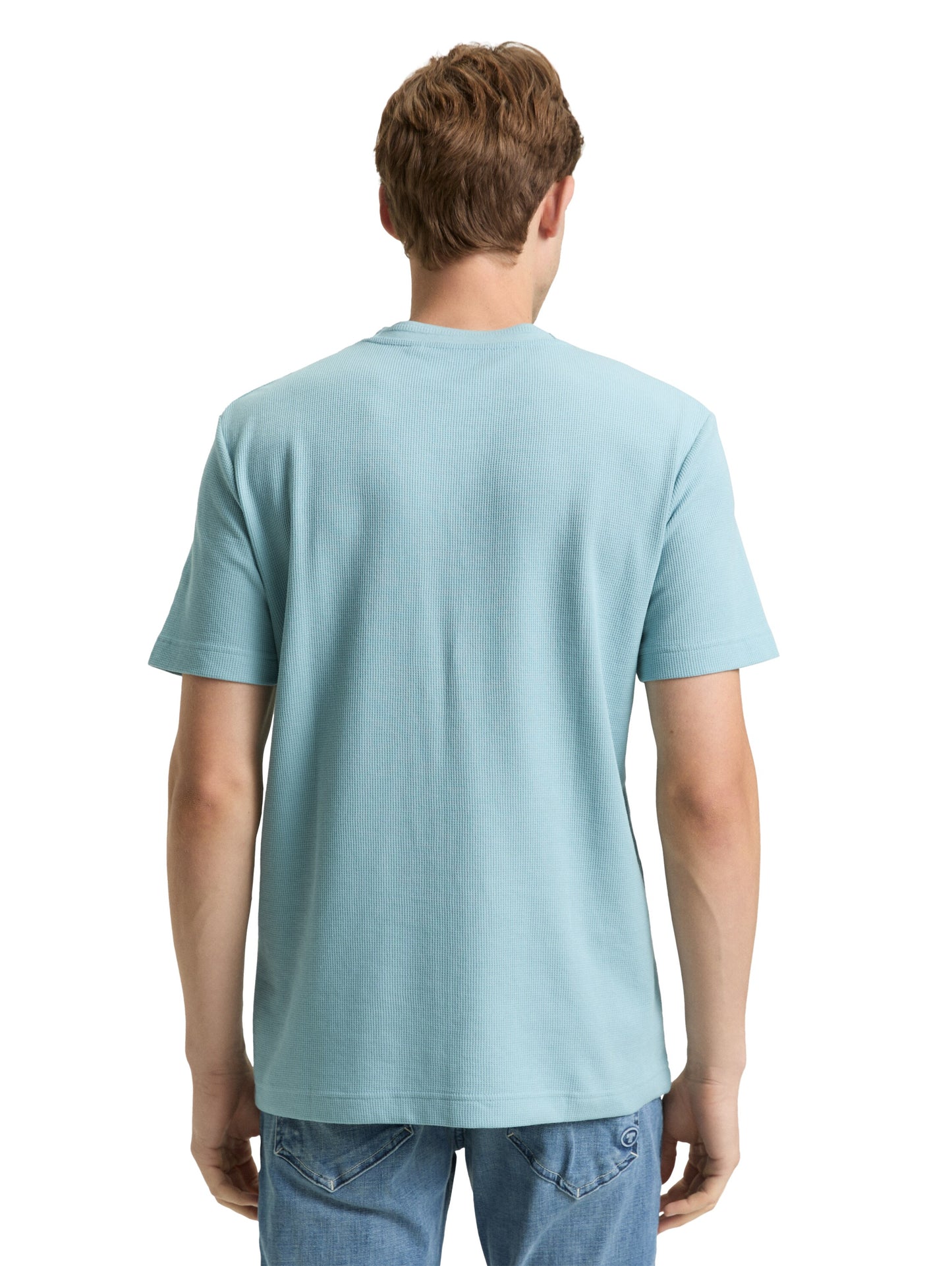 T-Shirt mit Waffelstruktur