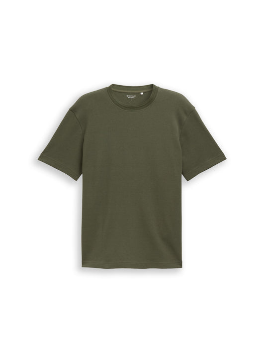 T-Shirt mit Waffelstruktur