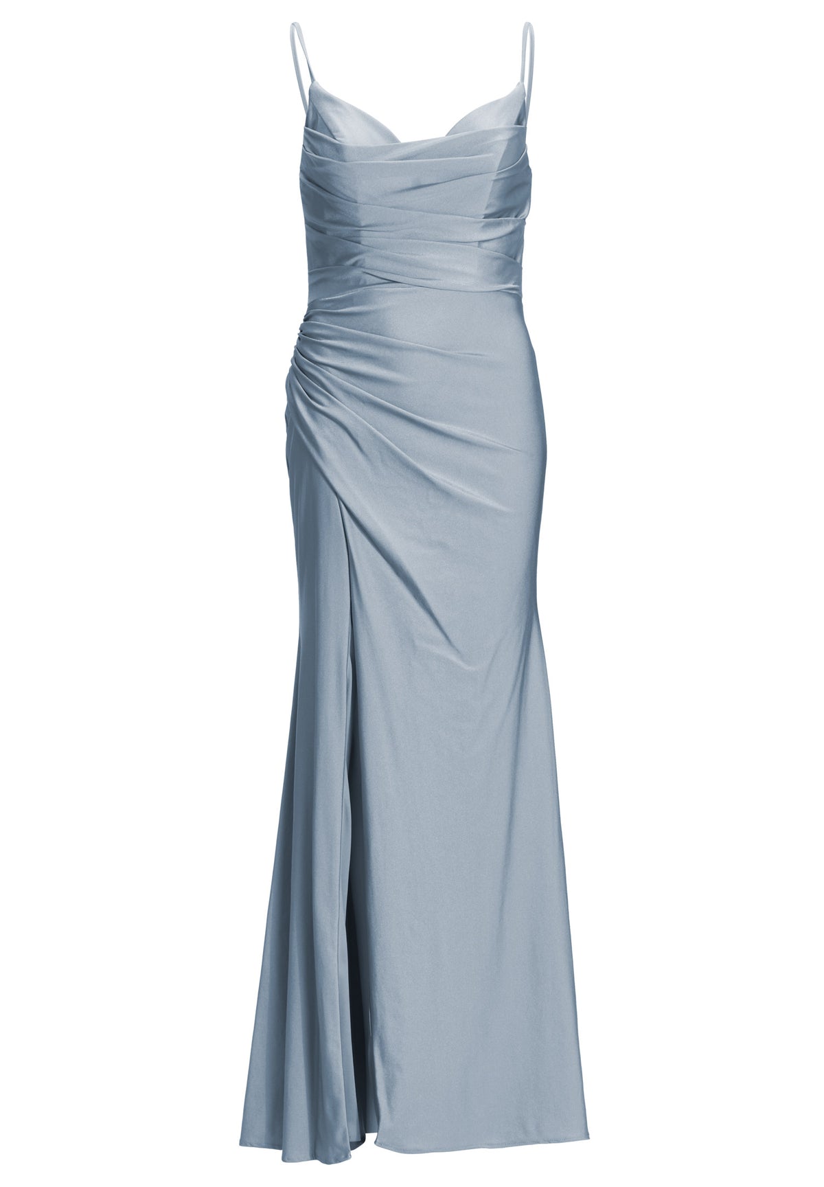 Figurbetontes Jerseykleid mit feinen Raffungen