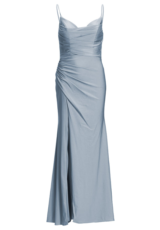 Figurbetontes Jerseykleid mit feinen Raffungen