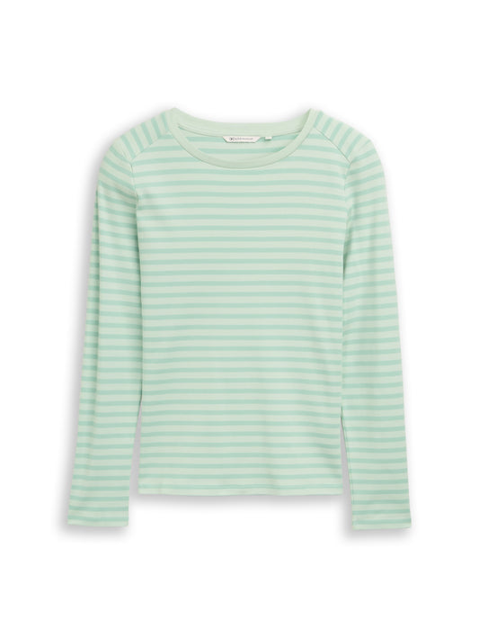 Langarmshirt mit Streifenmuster