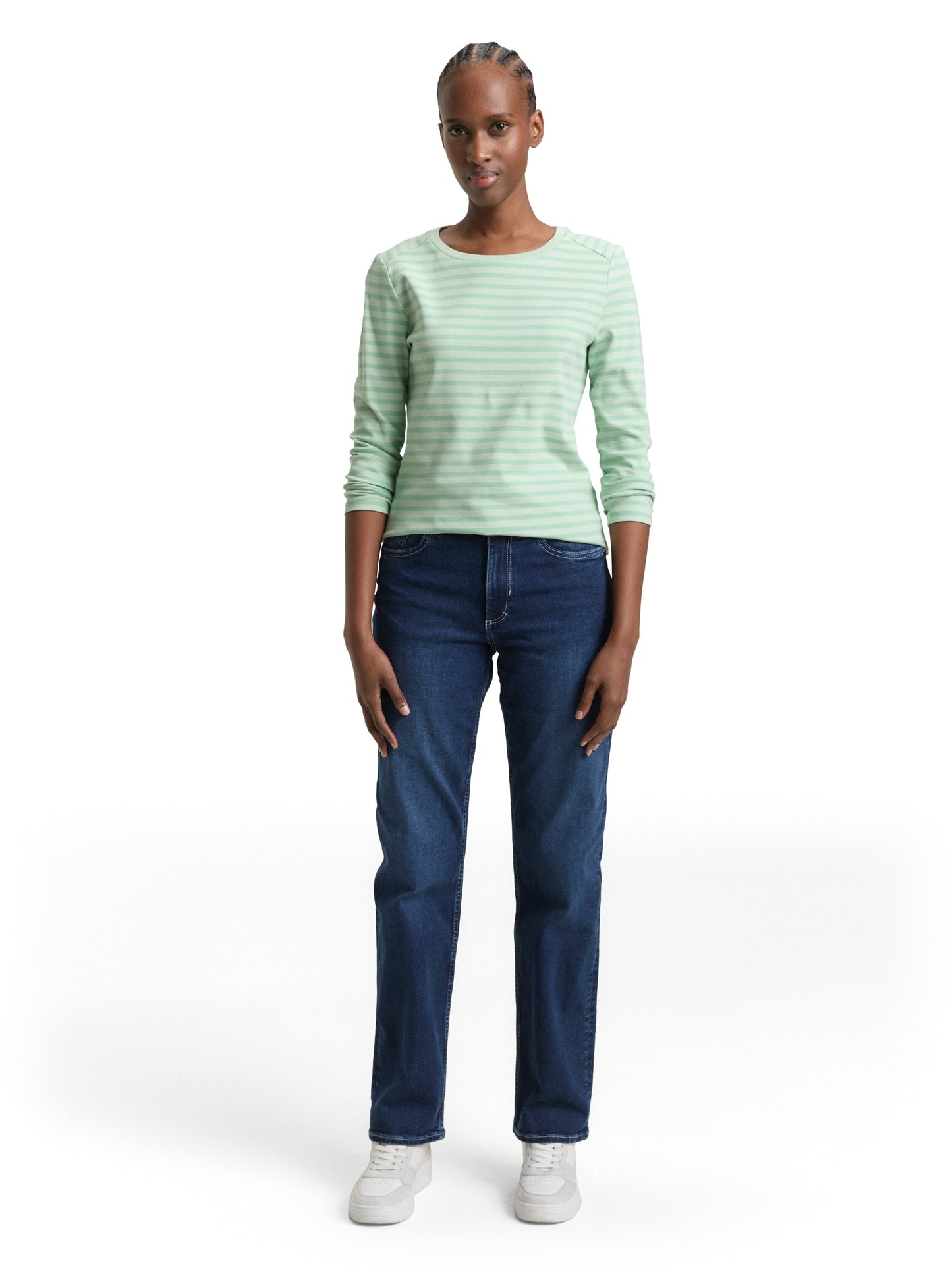 Langarmshirt mit Streifenmuster