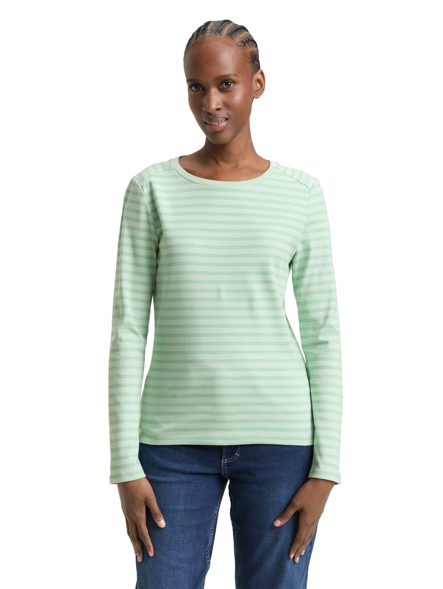 Langarmshirt mit Streifenmuster