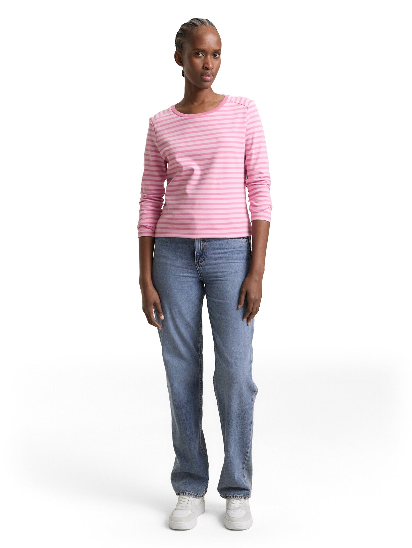 Langarmshirt mit Streifenmuster