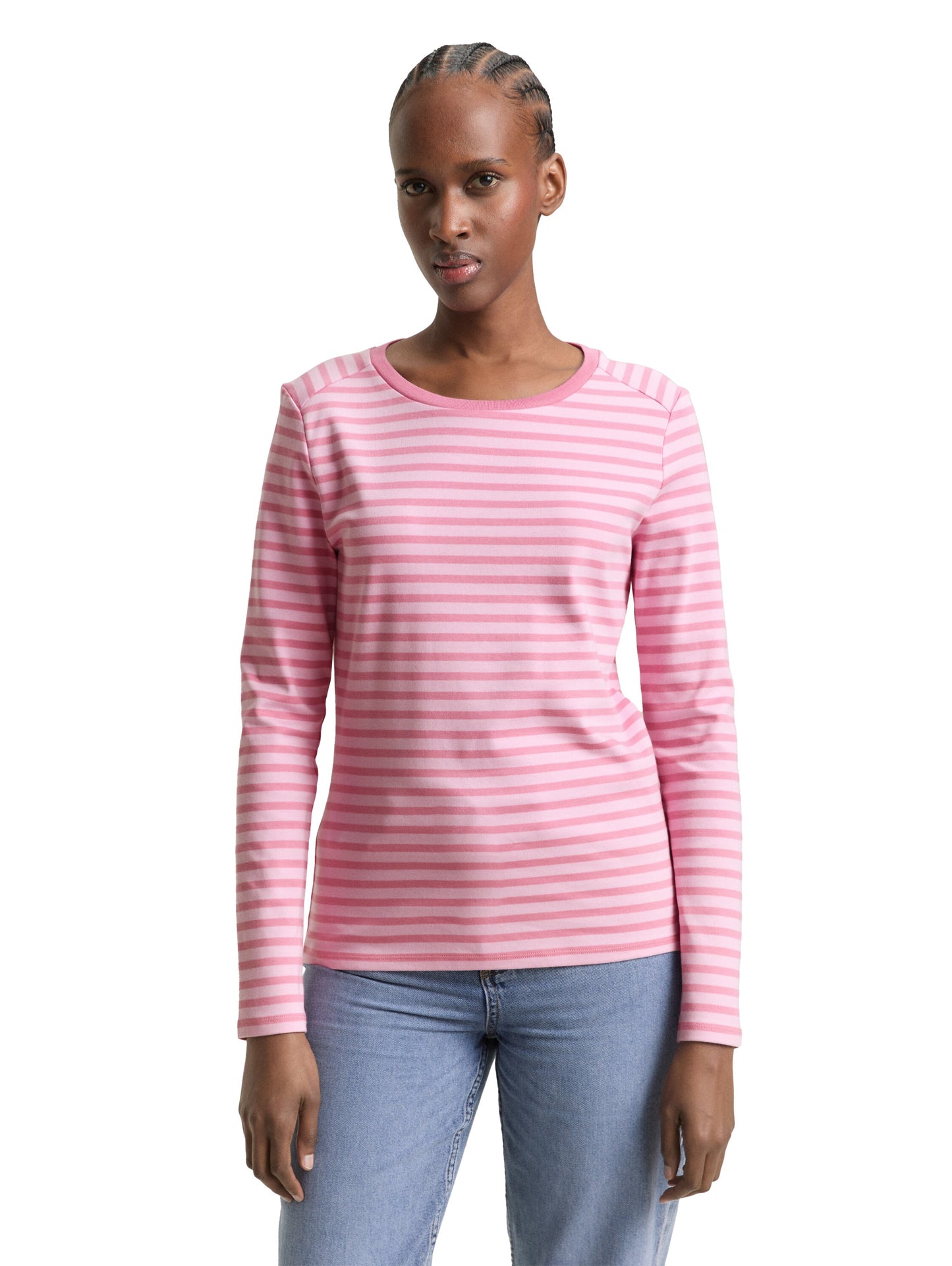 Langarmshirt mit Streifenmuster