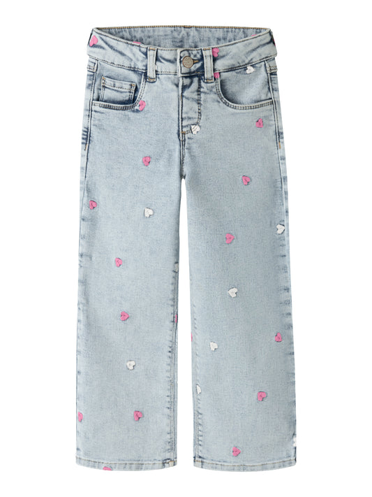 NMFROSE WIDE EMB JEANS 2633-FR NOOS