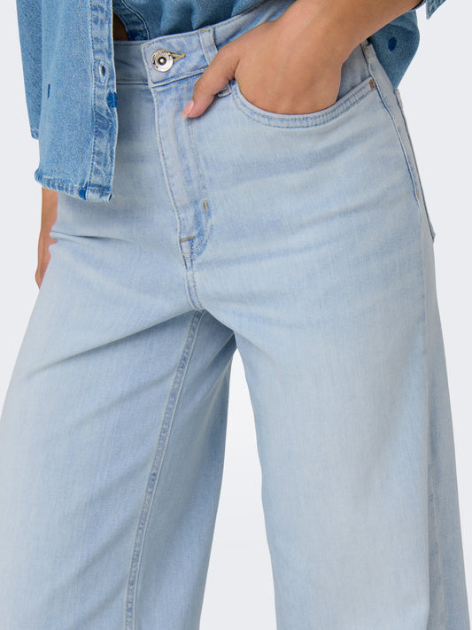 ONLMADISON BLUSH HW WIDE DNM CRO495 NOOS